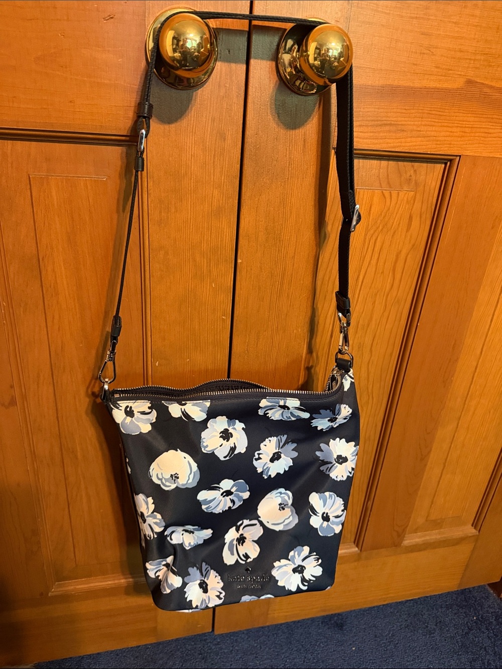 Floral Navy Crossbody Bag - Navy Blue Floral Shoulder Bag